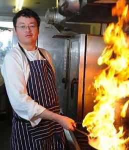 Cannabis smoking chef flambe days are over - for now